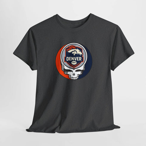Grateful Dead - Denver Broncos Stealie Unisex T-Shirt - NFL - StealieShop